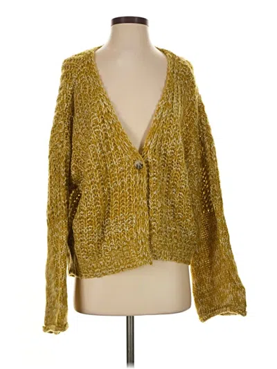 Pre-owned Daytrip Cardigan Sweater In Yellow