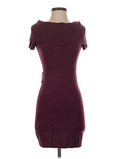 Pre-owned Daytrip Casual Dress In Burgundy