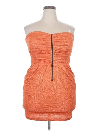 Pre-owned Daytrip Cocktail Dress In Orange