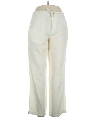 Pre-owned Daytrip Linen Pants In Ivory
