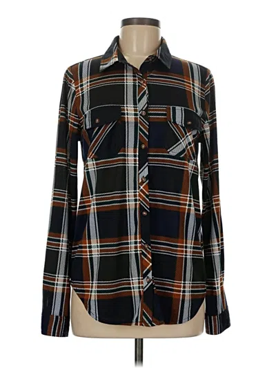 Pre-owned Daytrip Long Sleeve Blouse In Black