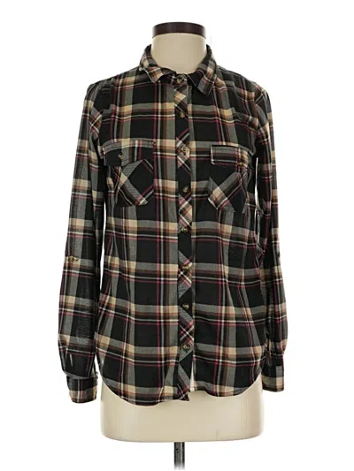 Pre-owned Daytrip Long Sleeve Blouse In Black