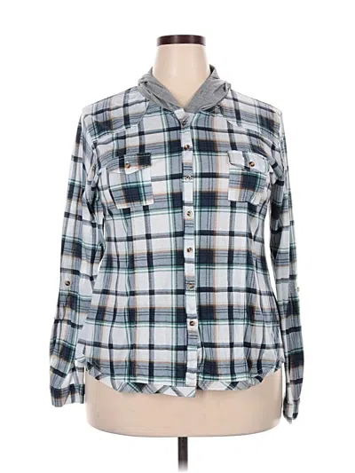 Pre-owned Daytrip Long Sleeve Blouse In Blue