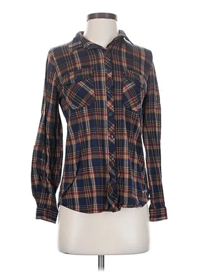 Pre-owned Daytrip Long Sleeve Blouse In Brown