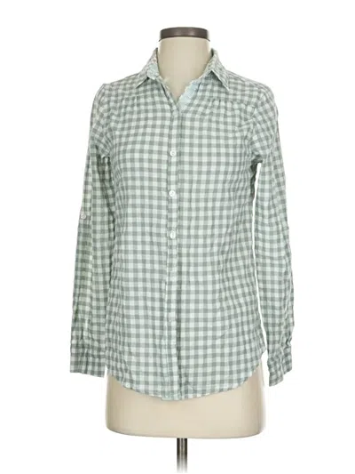 Pre-owned Daytrip Long Sleeve Button Down Shirt In Green