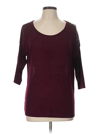 Pre-owned Daytrip Pullover Sweater In Burgundy