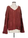 Daytrip Pullover Sweater In Burgundy