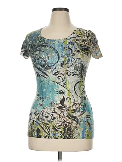 Pre-owned Daytrip Short Sleeve T-shirt In Teal