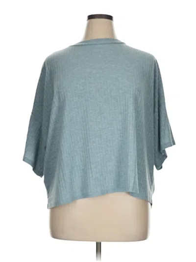 Pre-owned Daytrip Short Sleeve Turtleneck In Teal