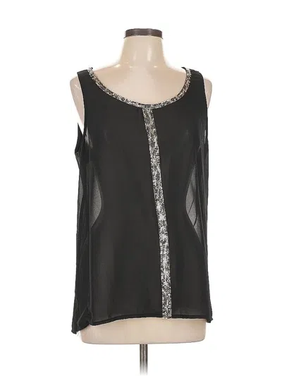 Pre-owned Daytrip Sleeveless Blouse In Black
