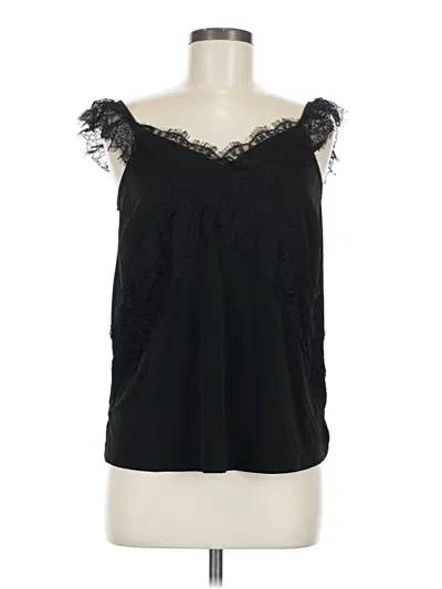 Pre-owned Daytrip Sleeveless Blouse In Black