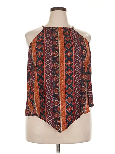 Pre-owned Daytrip Sleeveless Blouse In Orange
