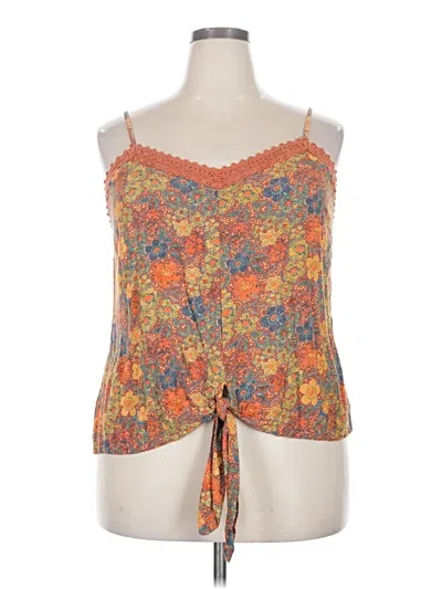 Pre-owned Daytrip Sleeveless Blouse In Orange