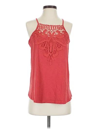 Pre-owned Daytrip Sleeveless Blouse In Red