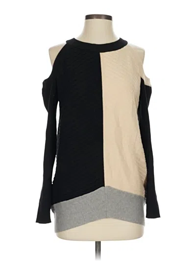 Pre-owned Daytrip Sleeveless Top Black Cold Shoulder Neckline Tops