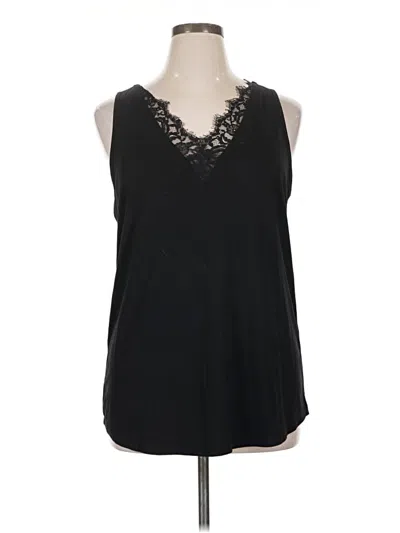 Pre-owned Daytrip Sleeveless Top Black V-neck Tops