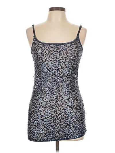 Pre-owned Daytrip Sleeveless Top Blue Sweetheart Neckline Tops
