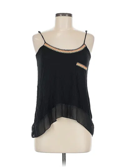 Pre-owned Daytrip Tank Top Black Halter Neckline Tops