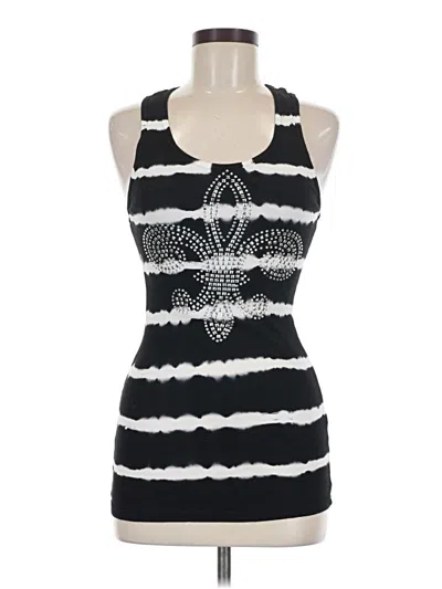 Pre-owned Daytrip Tank Top Black Halter Neckline Tops