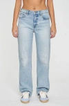 Daze 1999 High Waist Straight Leg Jeans In Promise Vintage