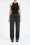 Daze 1999 High Waist Straight Leg Jeans In Multi