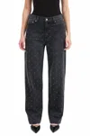Daze 1999 High Waist Straight Leg Jeans In Multi