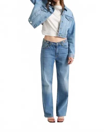 Daze 90's Slouch Jeans In No Rules In Blue