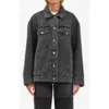Daze Beau Denim Trucker Jacket In Black