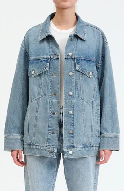 DAZE DAZE BEAU EMBELLISHED DENIM TRUCKER JACKET