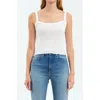 Daze Blossom Pointelle Cotton Camisole In White Hot