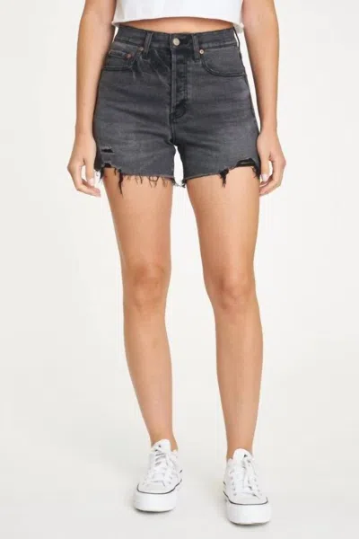 Daze Bottom Line High Rise Vintage Short In Ashes In Multi
