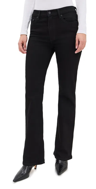 Daze Covergirl Mid Rise Boot Cut Jean-afterparty In Black In After Party
