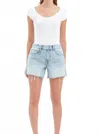 Daze Crossroad Denim Shorts In Reverie Vintage In Multi