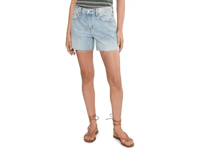 Daze Crossroads Mid-rise Loose Shorts Women's Clothing Reverie Vintage: 29 4.5 In Blue