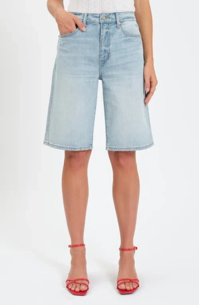 Daze Cruiser Distressed Denim Bermuda Shorts