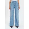 Daze Daisy Embroidery Wide Leg Jeans