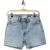 Daze Daydreamer High Waist Cutoff Denim Shorts In Be Free