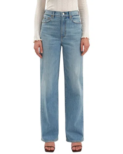 Daze Denim City Straight Be Mine Vintage High Rise Straight Leg Jean In Blue