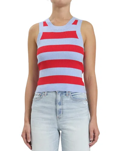 Daze Denim Daze Flirty Sweater Tank In Purple