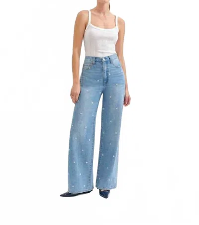 Daze Denim Far Out Wide Leg Jeans In -y In White