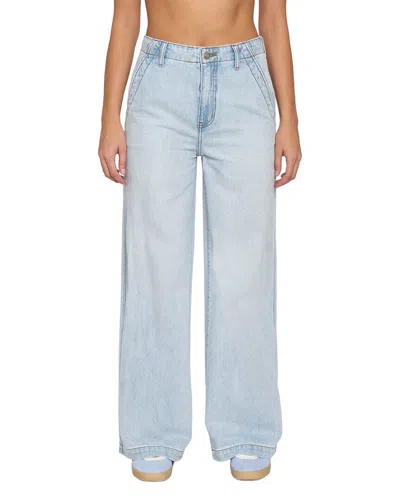 Daze Denim Kickback Hush Palazzo Jean In Blue