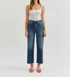 Daze Denim Pleaser High Rise Wide Ankle Jean In Uptown In Multi