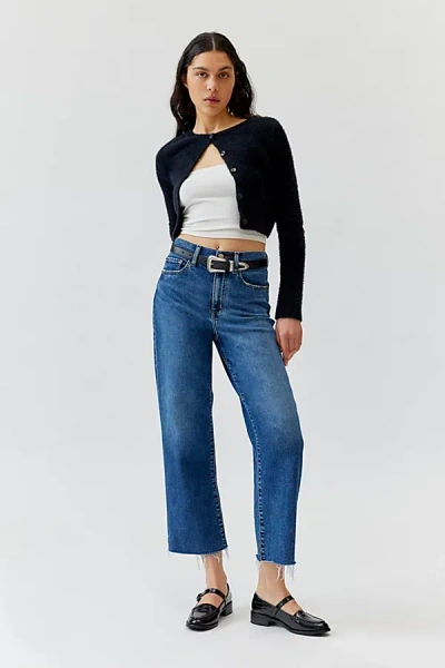 Daze Denim Pleaser High-waisted Wide Leg Jean In Tinted Denim, Women's At Urban Outfitters