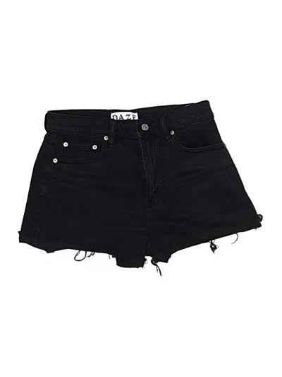 Pre-owned Daze Denim Shorts In Black