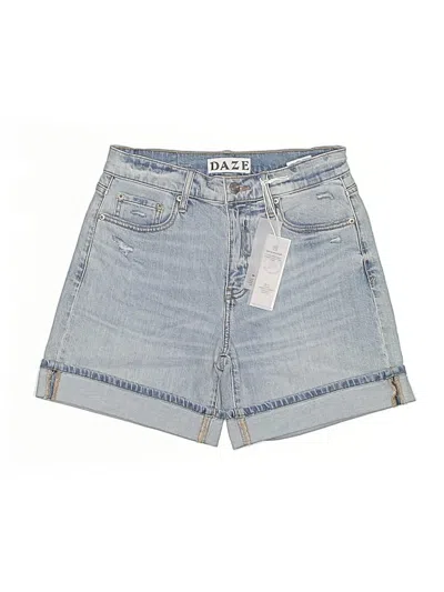 Daze Denim Shorts In Blue