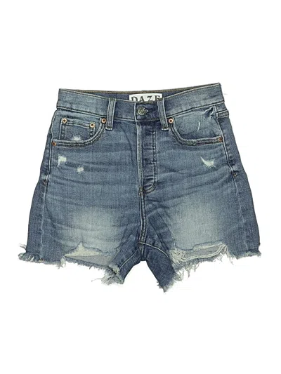 Pre-owned Daze Denim Shorts In Blue