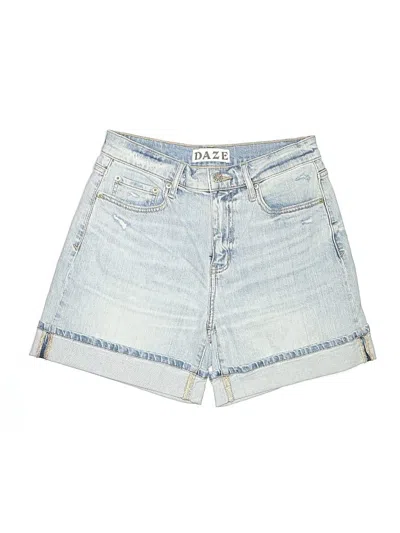Pre-owned Daze Denim Shorts In Blue