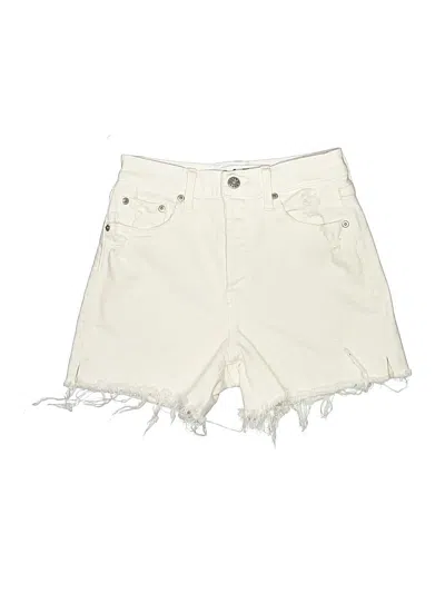 Pre-owned Daze Denim Shorts In Ivory
