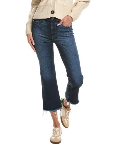 Daze Denim Shy Girl High Rise Crop Flare Jean In Multi