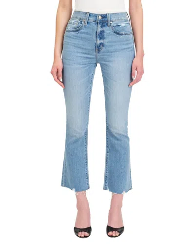 Daze Denim Shy Girl Marina Vintage Crop Flare Jean In Blue